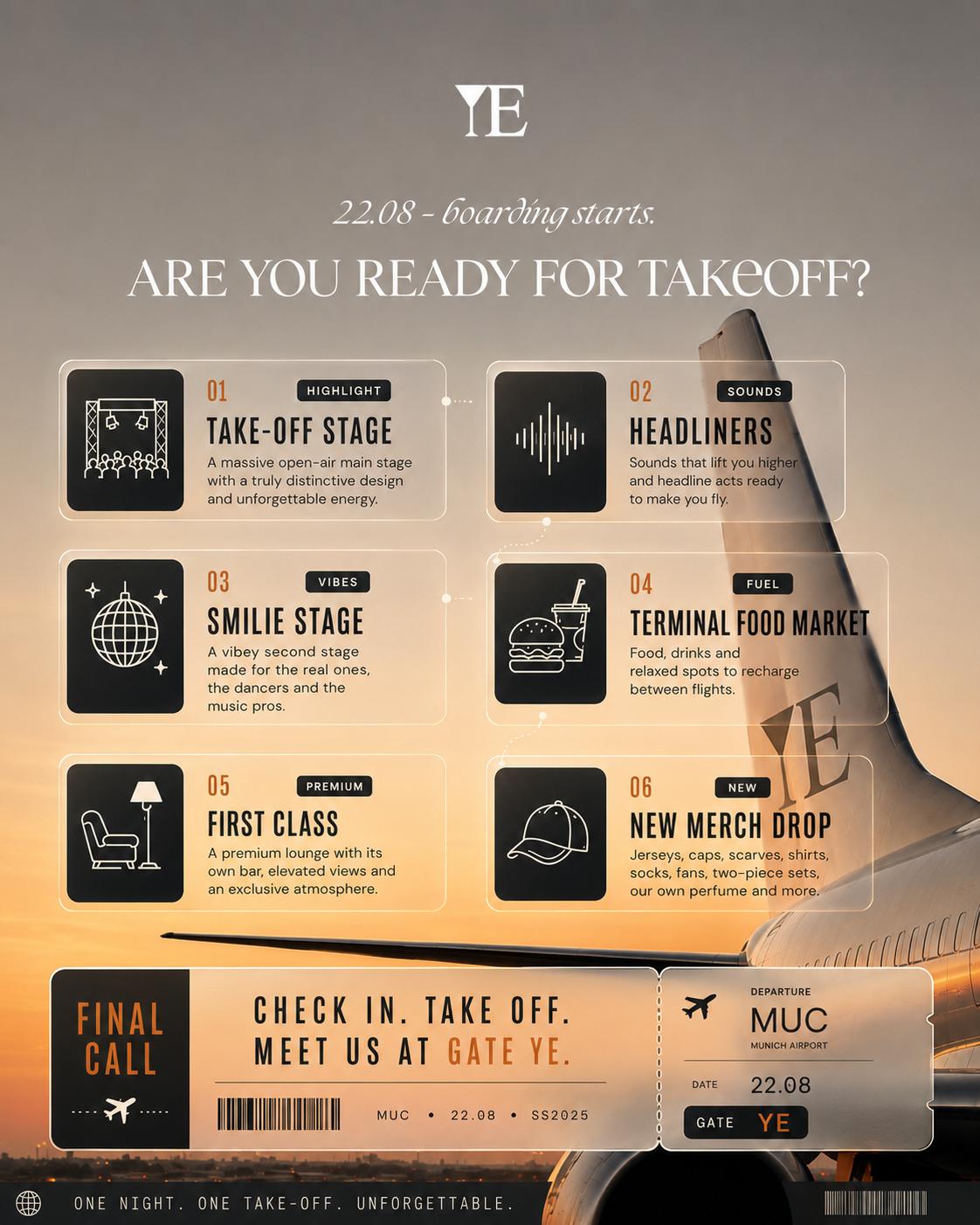 YE - READY FOR TAKEOFF FESTIVAL 26 MUNICH.