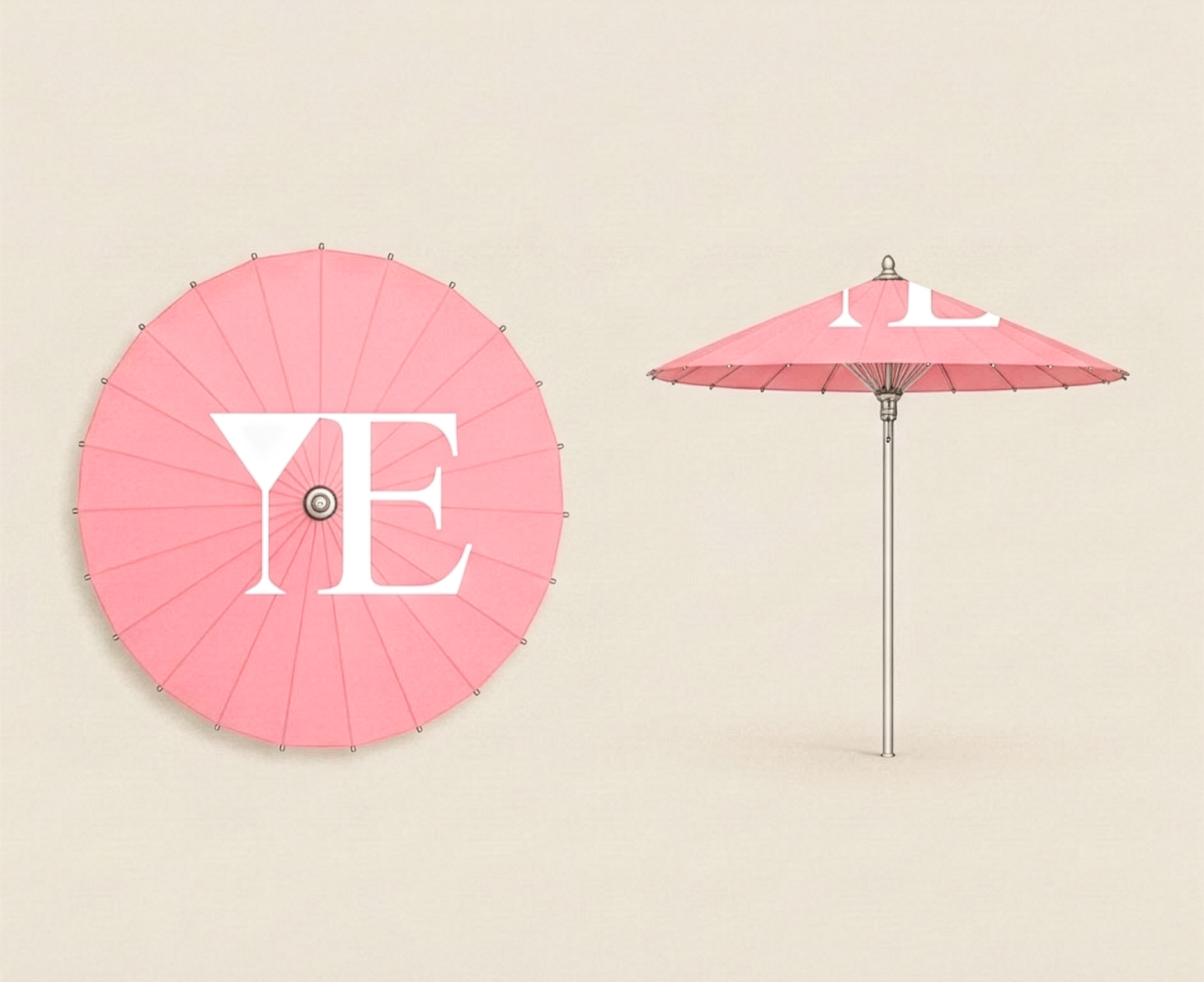Pink Sky Umbrella